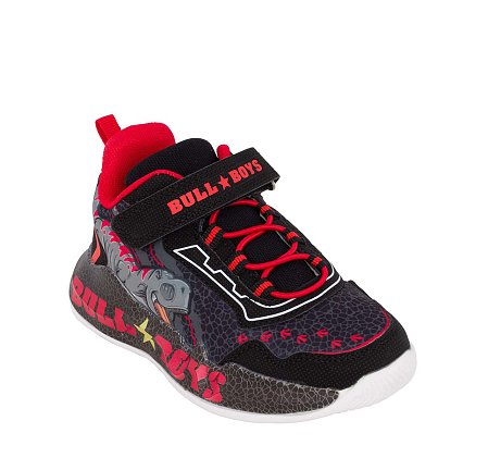 Παιδικά Παπούτσια BullBoys Scarpa T-REX για Αγόρια Black (Μεγέθη 26-35)