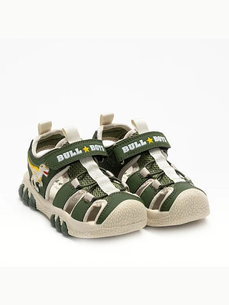 Παιδικά Παπουτσοπέδιλα Bullboys Velociraptor για Αγόρια Green (Μεγέθη 26-35)