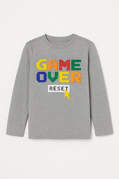 Παιδική Μπλούζα για Αγόρια Game Over