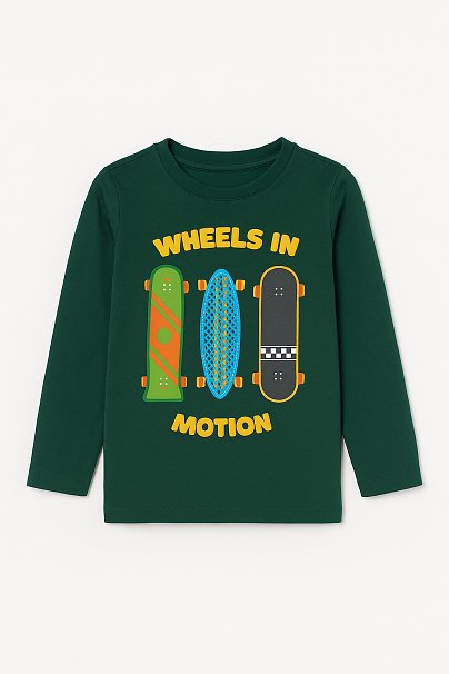 Παιδική Μπλούζα για Αγόρια Forrest Wheels