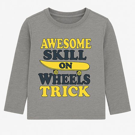 Παιδική Μπλούζα για Αγόρια Awesome Trick