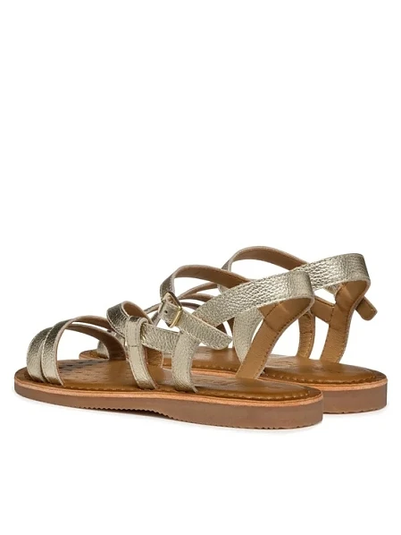 Παιδικά Σανδάλια Geox Eolie για Κορίτσια Platinum (Μεγέθη 28-36)