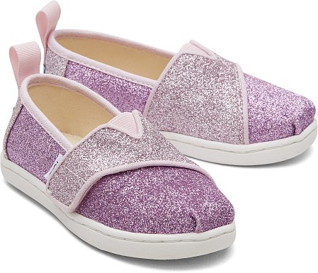 Βρεφικά Παπούτσια Toms Glitter για Κορίτσια Purple