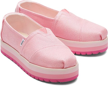 Παιδικά Παπούτσια Toms Platform για Κορίτσια Pink