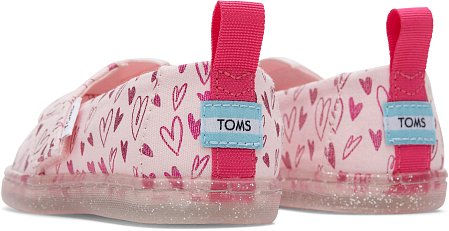 Βρεφικά Παπούτσια Toms για Κορίτσια Hearts Print