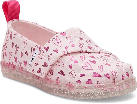 Βρεφικά Παπούτσια Toms για Κορίτσια Hearts Print
