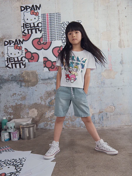 Παιδική Μπλούζα DPAM x Hello Kitty για Κορίτσια Her Friends