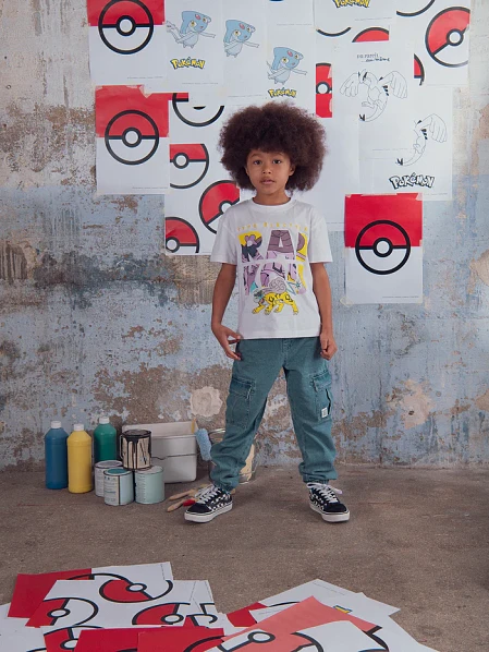 Παιδική Μπλούζα DPAM x Pokemon για Αγόρια Raikou