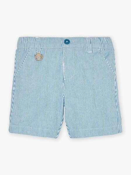 Βρεφική Βερμούδα για Αγόρια Stripped Blue