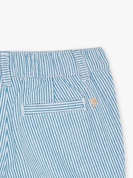 Βρεφική Βερμούδα για Αγόρια Stripped Blue