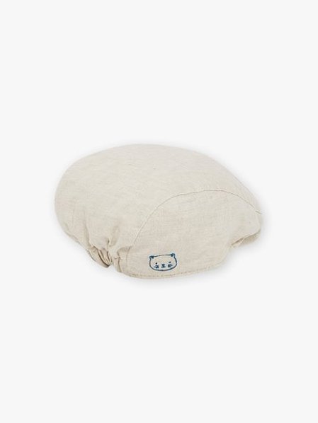Βρεφικό Καπέλο για Αγόρια Beige Cat