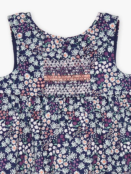 Βρεφικό Φόρεμα για Κορίτσια Navy Floral