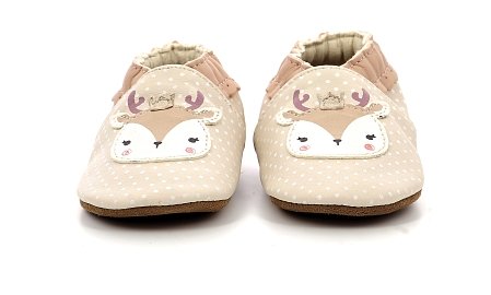 Βρεφικά Παπούτσια Αγκαλιάς Robeez Μπεζ Deer