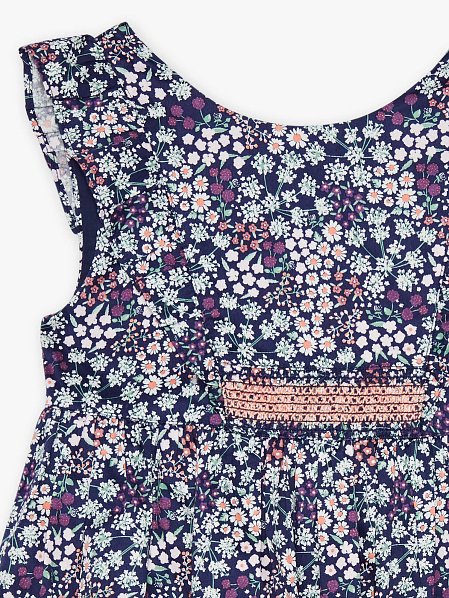 Παιδικό Φόρεμα για Κορίτσια Navy Daisies