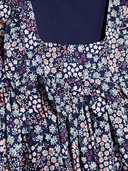 Παιδικό Φόρεμα για Κορίτσια Navy Daisies