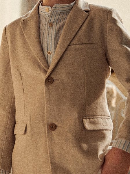 Παιδικό Σακάκια για Αγόρια Classy Beige