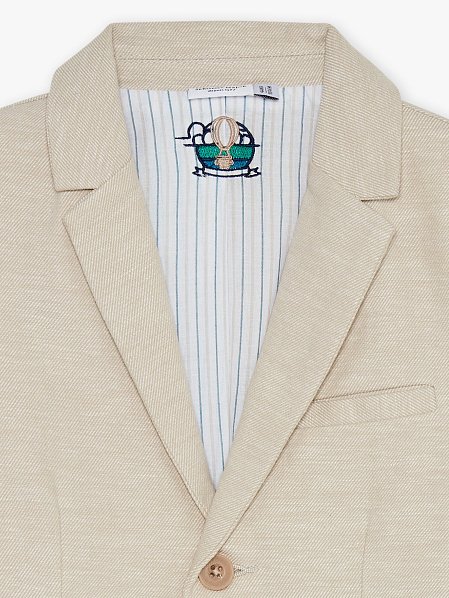 Παιδικό Σακάκια για Αγόρια Classy Beige