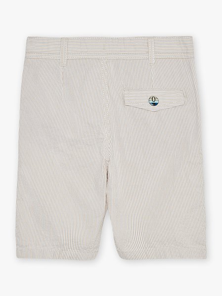 Παιδική Βερμούδα για Αγόρια Stripped Beige