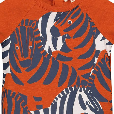 Βρεφική Μπλούζα για Κορίτσια Orange Tribal