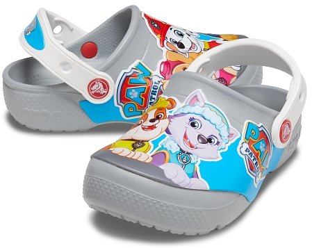 Crocs Crocband Παιδικά Σαμπό Γκρι Paw Patrol