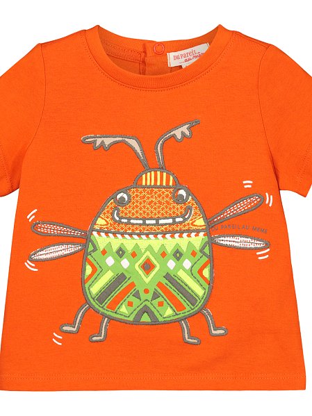 Βρεφική Μπλούζα για Αγόρια Orange Bug