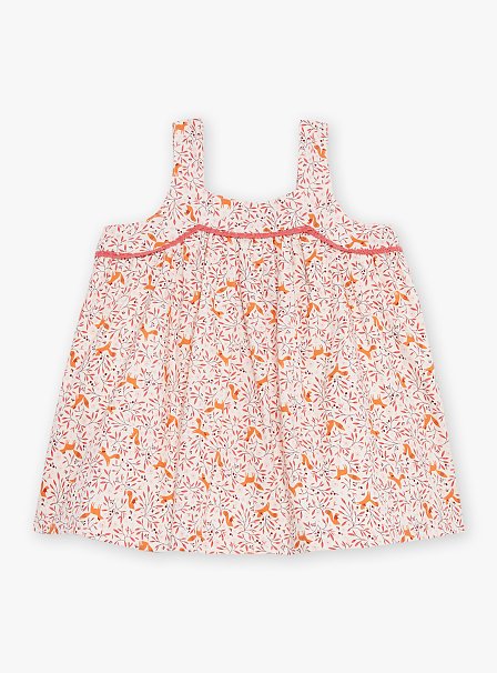 Βρεφικό Αμάνικο Φόρεμα για Κορίτσια Sergent Major Pink Squirrel