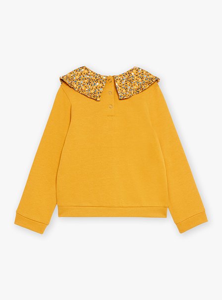 Παιδικό Φούτερ για Κορίτσια Sergent Major Μουσταρδί