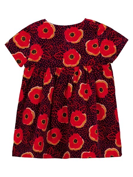 Βρεφικό Φόρεμα για Κορίτσια Poppies Print