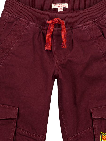 Παιδικό Παντελόνι για Αγόρια Burgundy Totem
