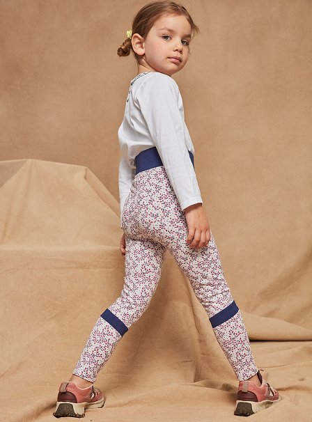 Παιδικό Κολάν για Κορίτσια Sergent Major Λευκό Flowers