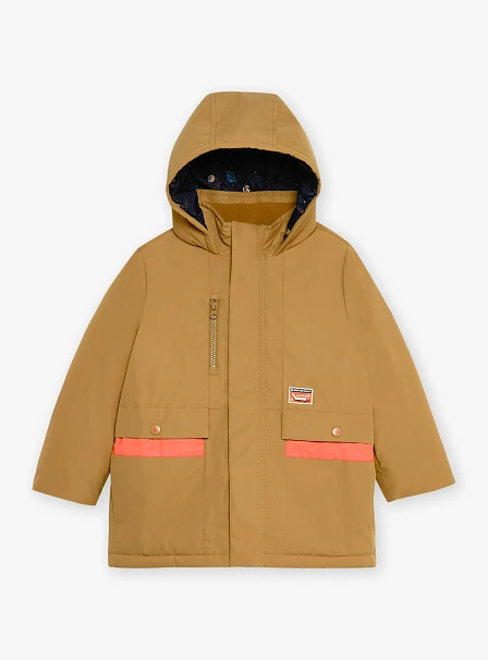 Παιδικό Αδιάβροχο Μπουφάν για Αγόρια Sergent Major Mustard 2 σε 1