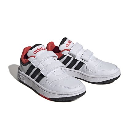 Παιδικά Παπούτσια Adidas Hoops Lifestyle για Αγόρια White (Μεγέθη 28-33)