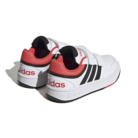 Παιδικά Παπούτσια Adidas Hoops Lifestyle για Αγόρια White (Μεγέθη 28-33)