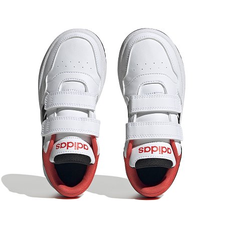 Παιδικά Παπούτσια Adidas Hoops Lifestyle για Αγόρια White (Μεγέθη 28-33)