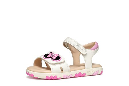 Παιδικά Σανδάλια Geox Haiti για Κορίτσια Beige Minnie (Μεγέθη 25-35)