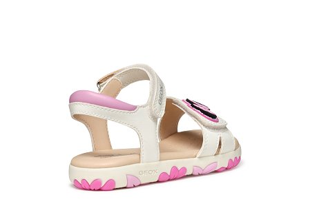 Παιδικά Σανδάλια Geox Haiti για Κορίτσια Beige Minnie (Μεγέθη 25-35)