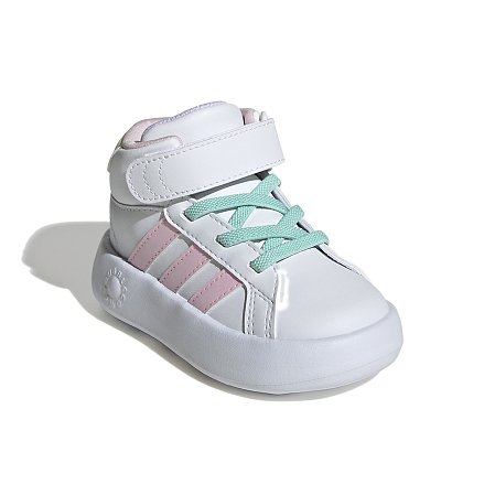 Βρεφικά Παπούτσια Adidas Grand Court Mid για Κορίτσια White  (Μεγέθη 20-27)
