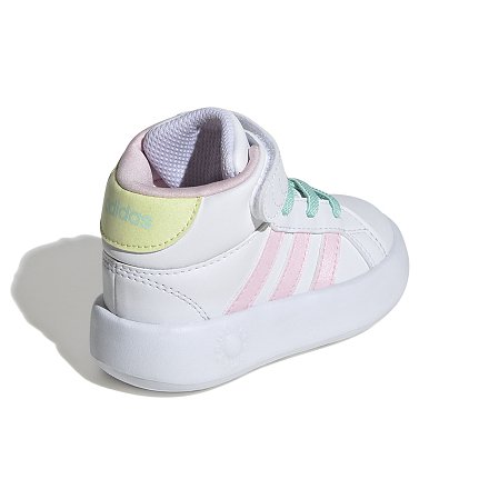 Βρεφικά Παπούτσια Adidas Grand Court Mid για Κορίτσια White  (Μεγέθη 20-27)