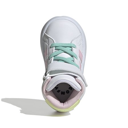 Βρεφικά Παπούτσια Adidas Grand Court Mid για Κορίτσια White  (Μεγέθη 20-27)