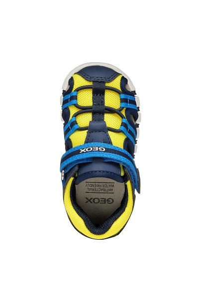 Βρεφικά Παπούτσια Geox Iupidoo για Αγόρια Navy/Fluo Yellow (Μεγέθη 20-26)