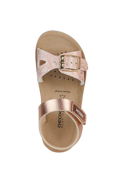 Παιδικά Παπούτσια Geox για Κορίτσια Metallic Pink (Μεγέθη 25-36)