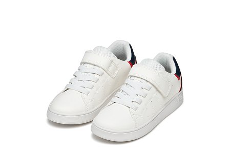 Παιδικά Παπούτσια Geox Eclyper για Αγόρια White/Blue (Μεγέθη 28-36)