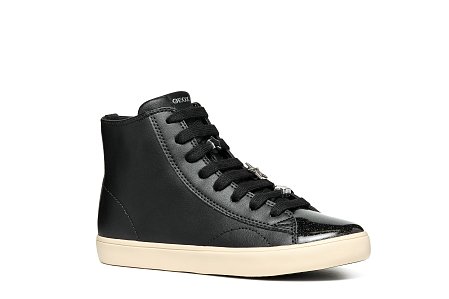 Παιδικά Παπούτσια Geox Gisli για Κορίτσια Black Stars (Μεγέθη 29-36)