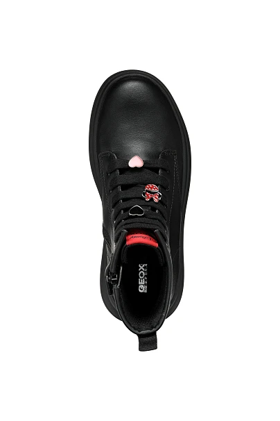 Παιδικά Παπούτσια Geox Phaolae για Κορίτσια Black (Μεγέθη 28-36)