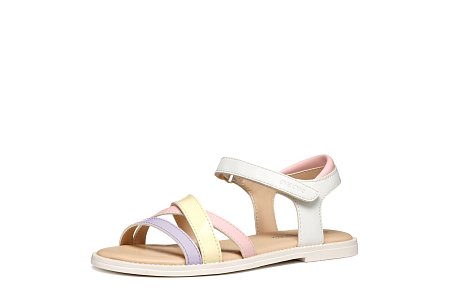 Παιδικά Πέδιλα Geox Sandal Karly για Κορίτσια White/Lilac (Μεγέθη 25-36)