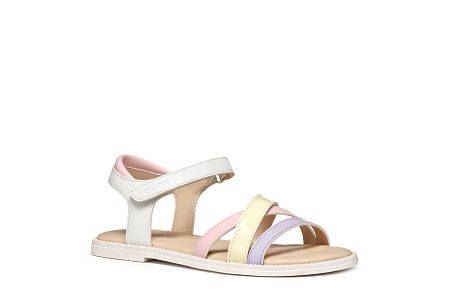 Παιδικά Πέδιλα Geox Sandal Karly για Κορίτσια White/Lilac (Μεγέθη 25-36)