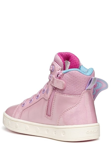 Παιδικά Παπούτσια Geox Skylin για Κορίτσια Pink Wings (Μεγέθη 25-32)