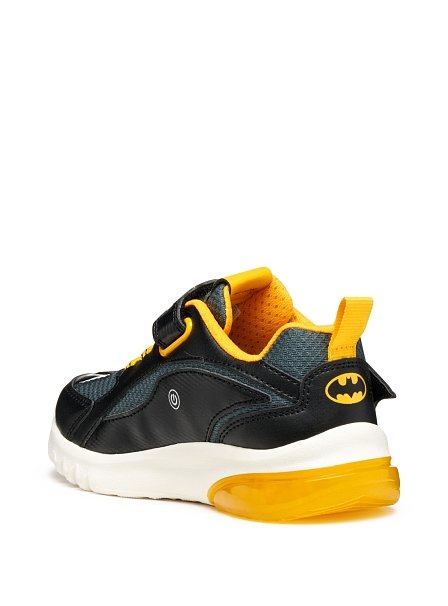 Παιδικά Παπούτσια Geox Ciberdron για Αγόρια Batman Yellow (Μεγέθη 26-32)