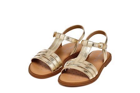 Παιδικά Πέδιλα Geox Sandal Karly για Κορίτσια Platinum (Μεγέθη 28-36)