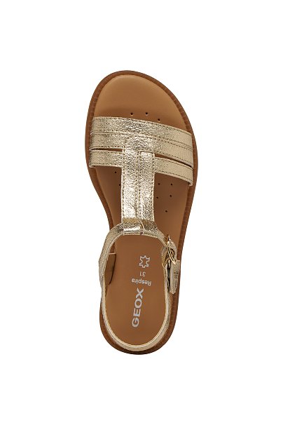 Παιδικά Πέδιλα Geox Sandal Karly για Κορίτσια Platinum (Μεγέθη 28-36)